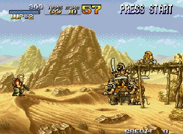 Metal Slug 2 - Super Vehicle-001/II screen shot game playing